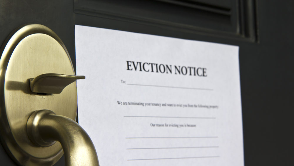 evict a tenant